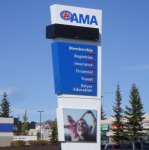 Store front for Alberta Motor Association