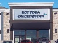 Store front for Hot Yoga On Crowfoot