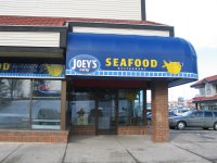 Store front for Joey's Only Seafood