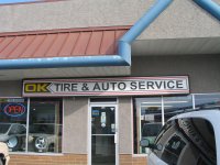 Store front for OK Tire & Auto Service