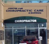 Store front for Centre for Chiropractic Care & Massage