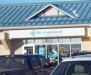 Store front for The Cooperators Insurance & Financial Services