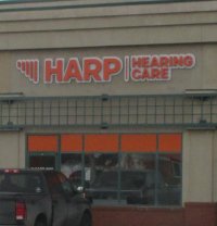 Store front for Harp Hearing Care