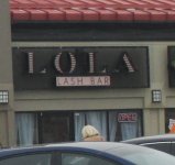 Store front for Lola Lash Bar