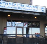 Store front for North Sea Fish Market