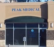 Store front for Peak Medical