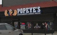 Store front for Popeye's Supplements